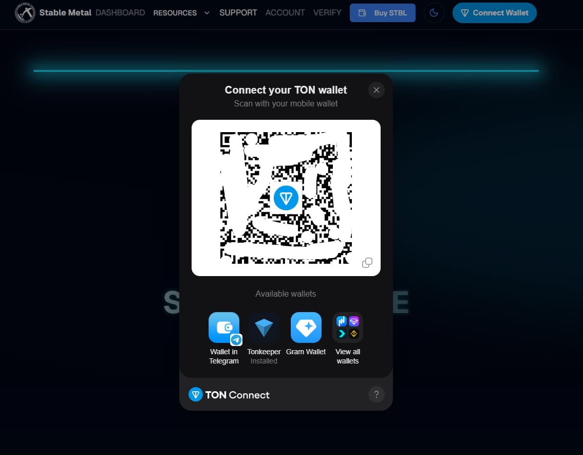 Stable Metal: діагностика та виправлення Web3-функцій screenshot 3
